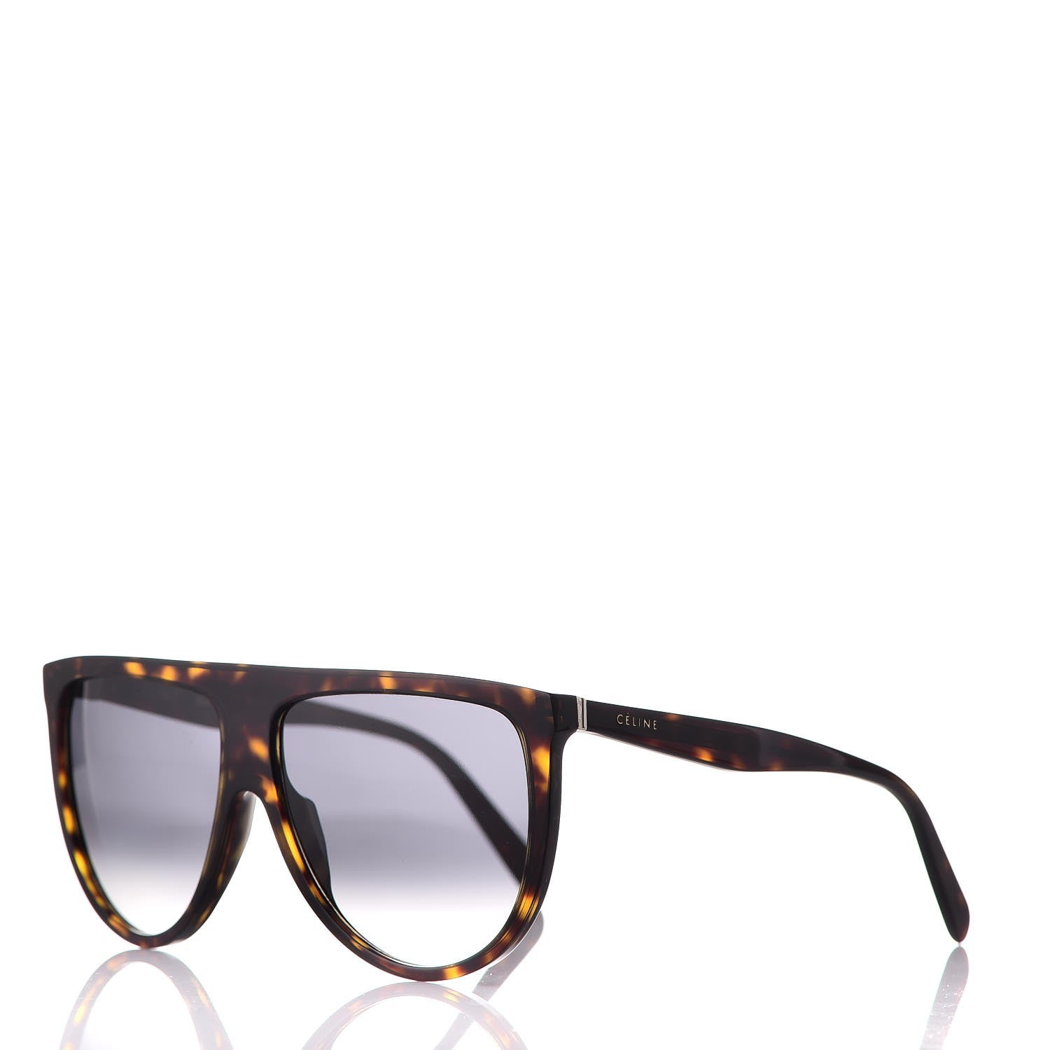 Celine Acetate Thin Shadow Sunglasses CL41435/S Tortoise 1 of 7