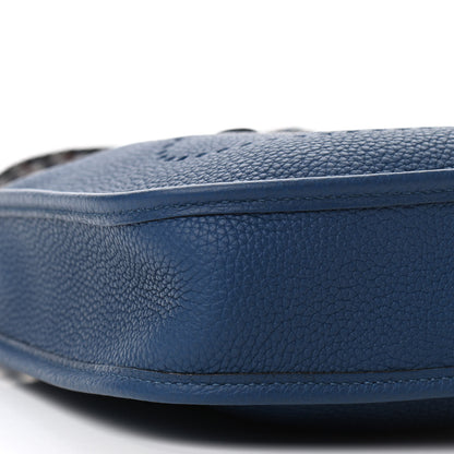 Hermes Taurillon Maurice Zigzag Evelyne TPM Bleu Black White Deep Bleu 10 of 12