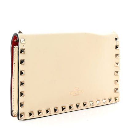 Valentino Garavani Nappa Rockstud Wristlet Clutch White 3 of 9