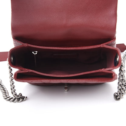 Chanel Caviar Quilted Small Rock In Rome Flap Burgundy 5 of 10