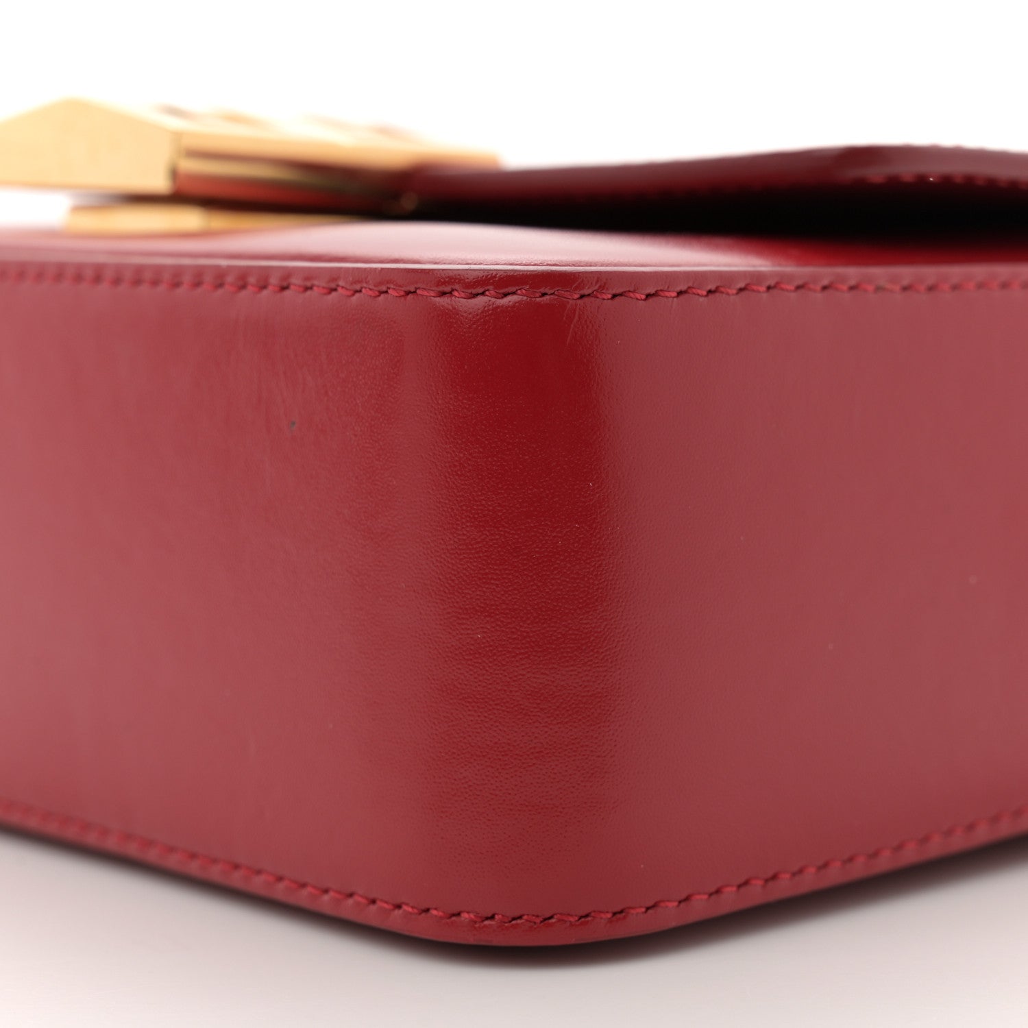 Givenchy Box Calfskin Small 4G Cube Chain Shoulder Bag Dark Red 9 of 13