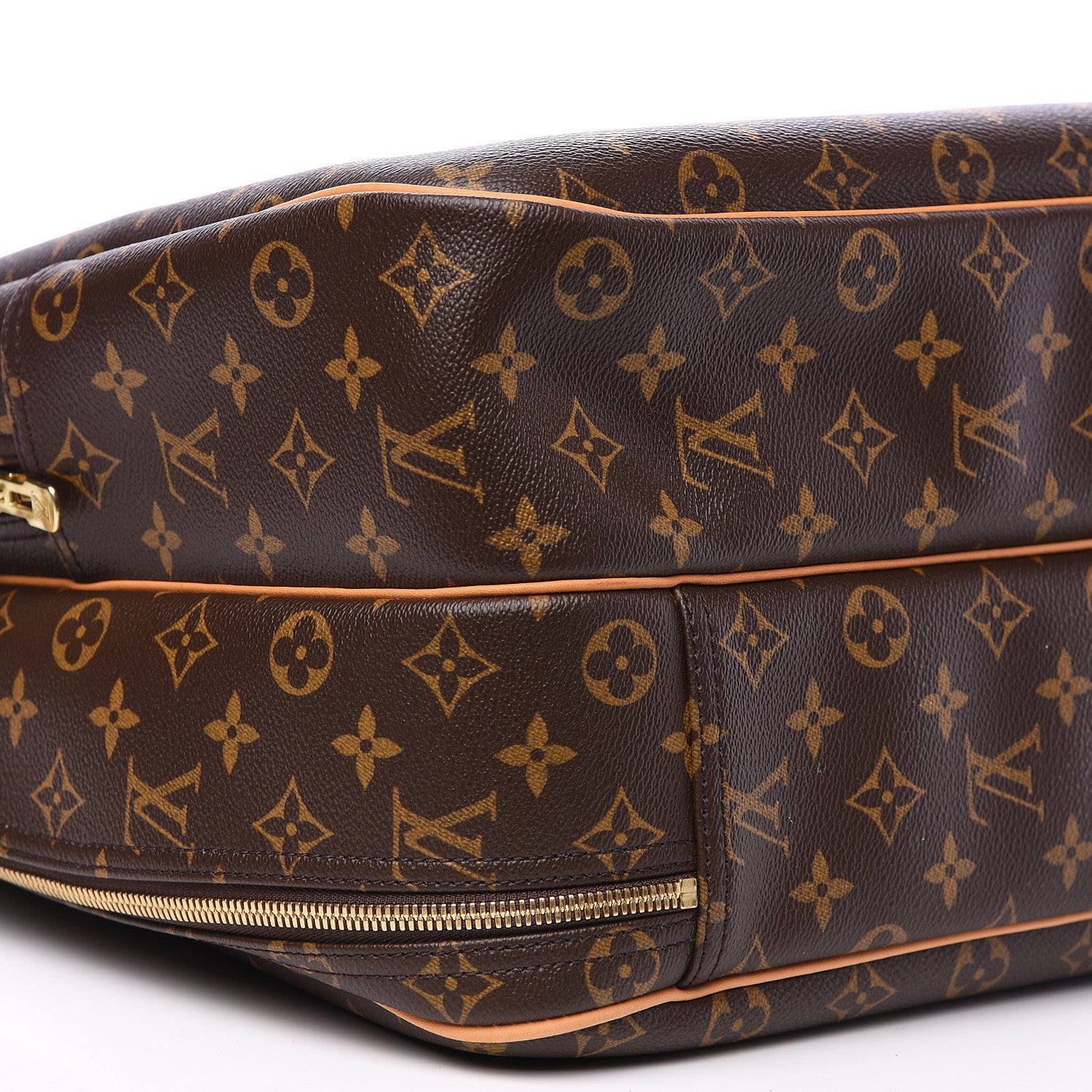 Louis Vuitton Monogram Alize 2 Compartment Luggage Travel Bag 9 of 10
