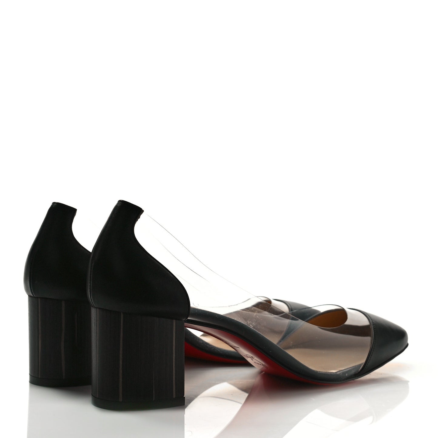 Nappa PVC Grandola 55 Wood Heel 40.5 Black