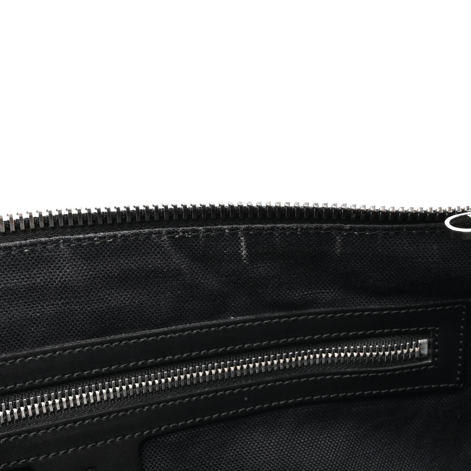 Gucci Soft GG Supreme Monogram Appia Calfskin Web East West Messenger Bag Black Grey 12 of 18