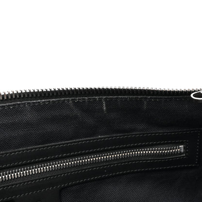 Gucci Soft GG Supreme Monogram Appia Calfskin Web East West Messenger Bag Black Grey 12 of 18