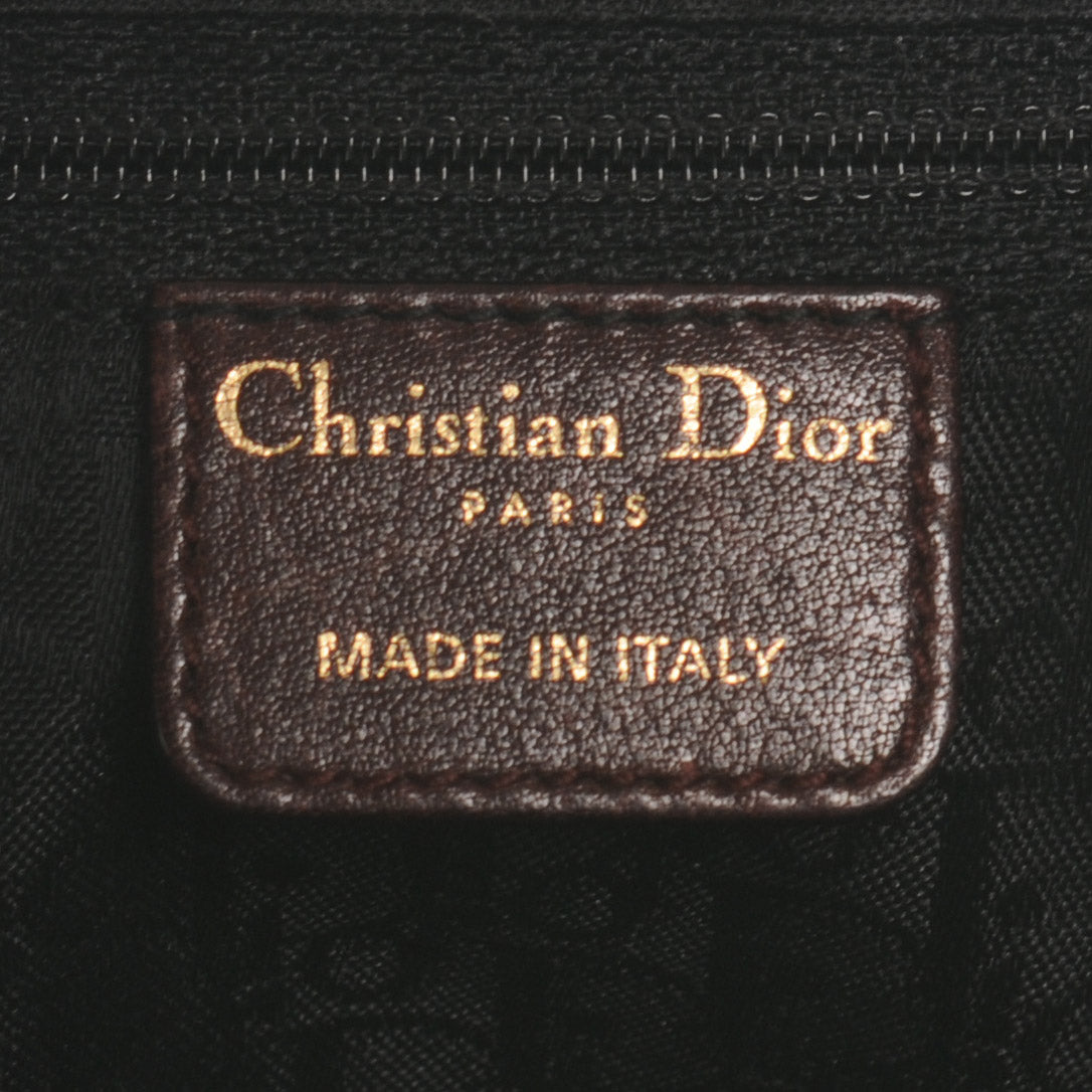 Christian Dior Nubuck Jeanne Bugatti Bag 6 of 8