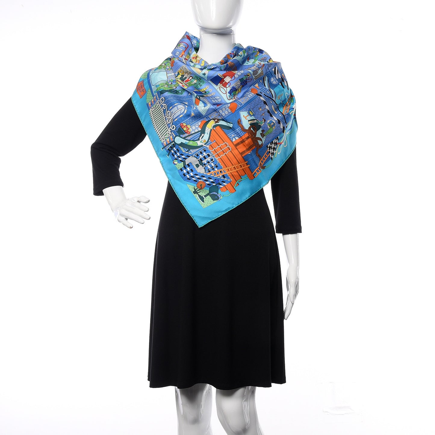 Silk La Maizeon Des Carres Scarf 90