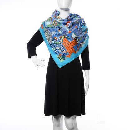 Hermes Silk La Maizeon Des Carres Scarf 90 2 of 9