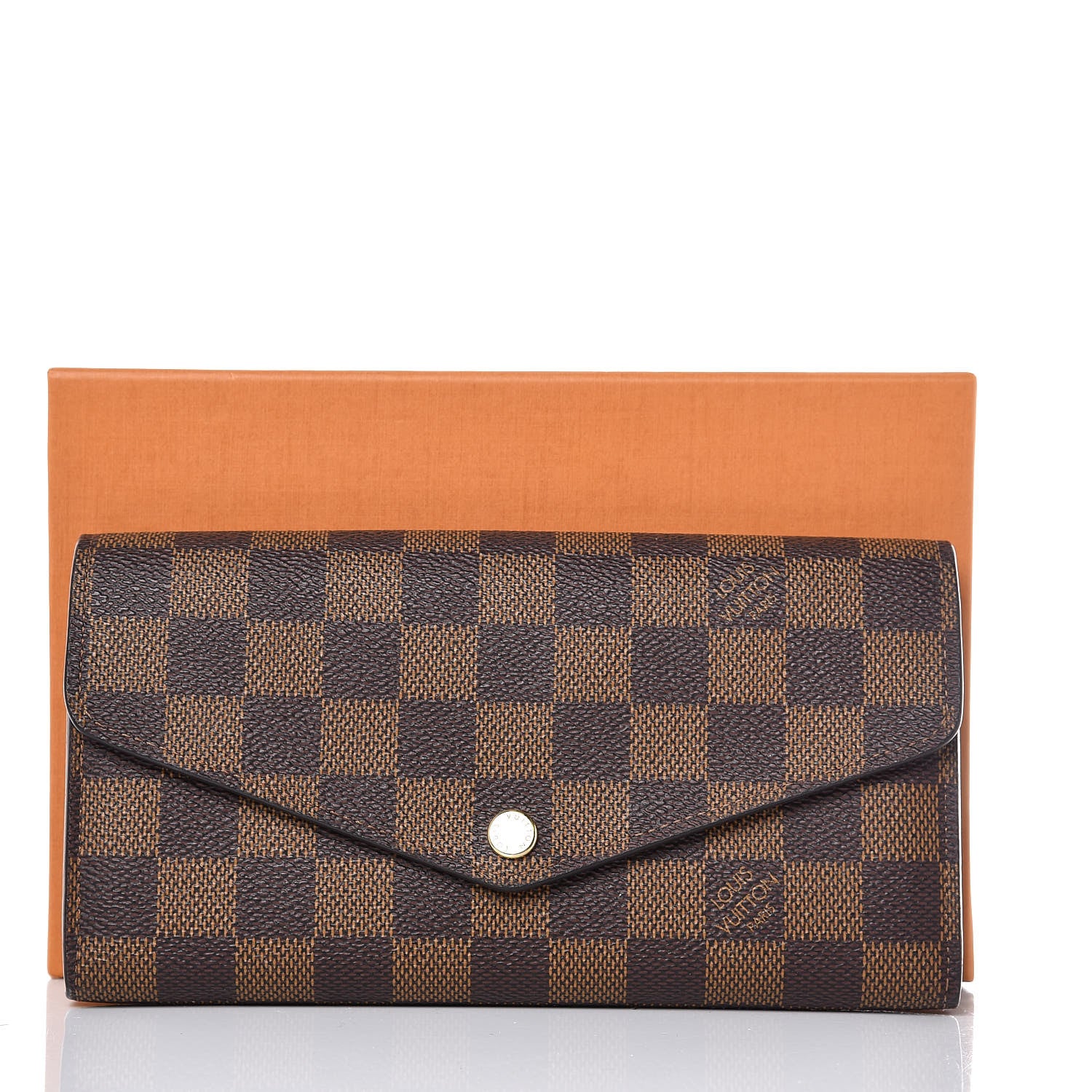 Louis Vuitton Damier Ebene Sarah Wallet NM 7 of 7