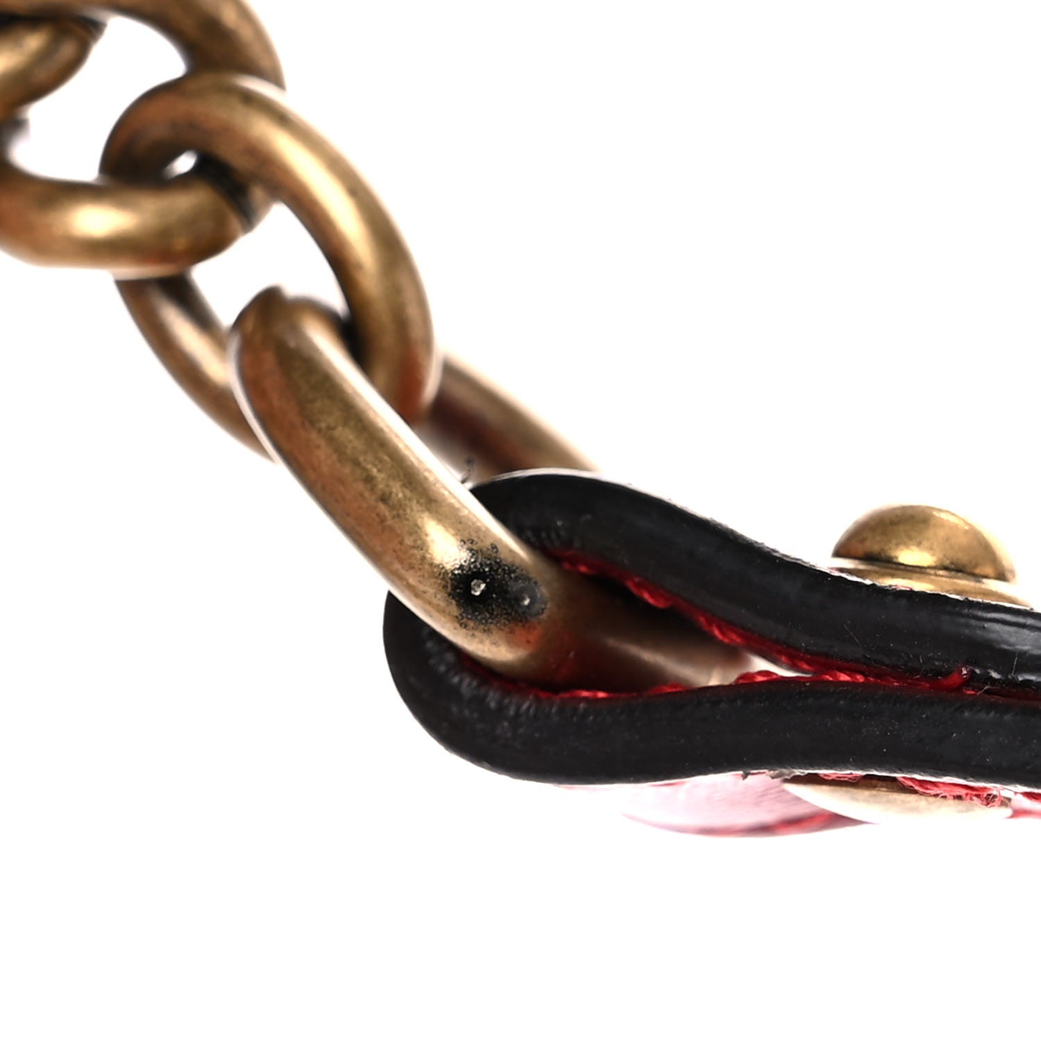 Gucci Calfskin Matelasse Small GG Marmont Top Handle Shoulder Bag Hibiscus Red 14 of 14