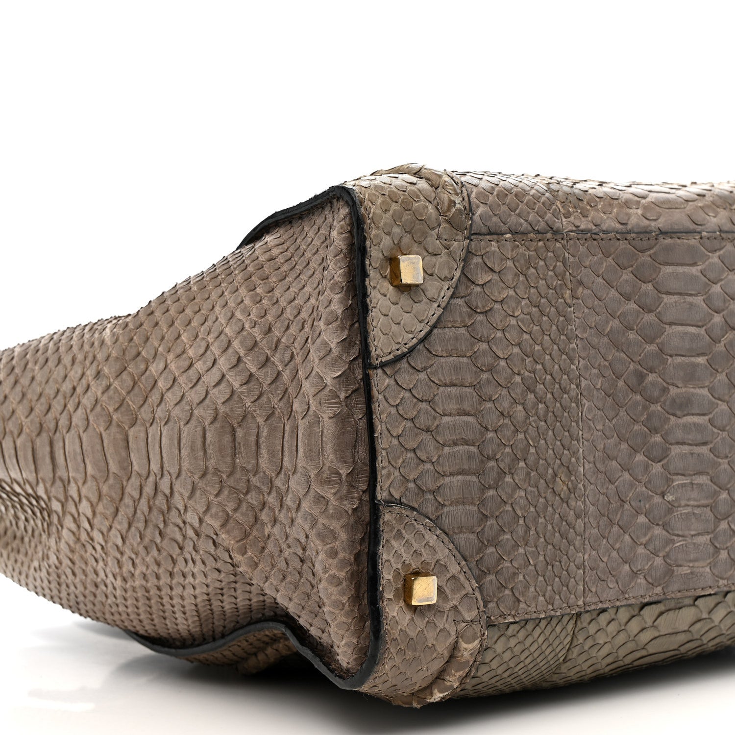 Celine Snakeskin Mini Luggage Grey 8 of 19