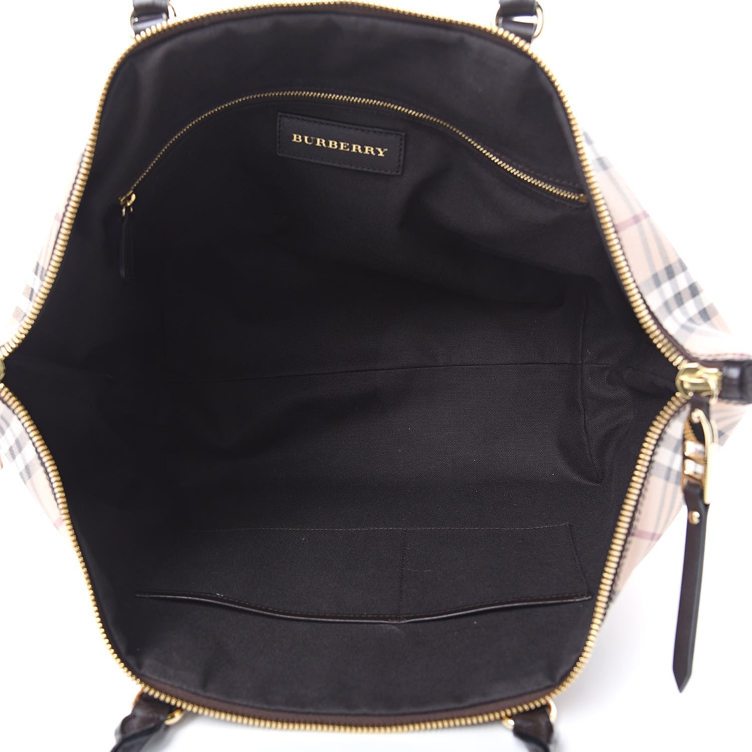 Burberry Haymarket Check Medium Salisbury Tote Chocolate 5 of 9