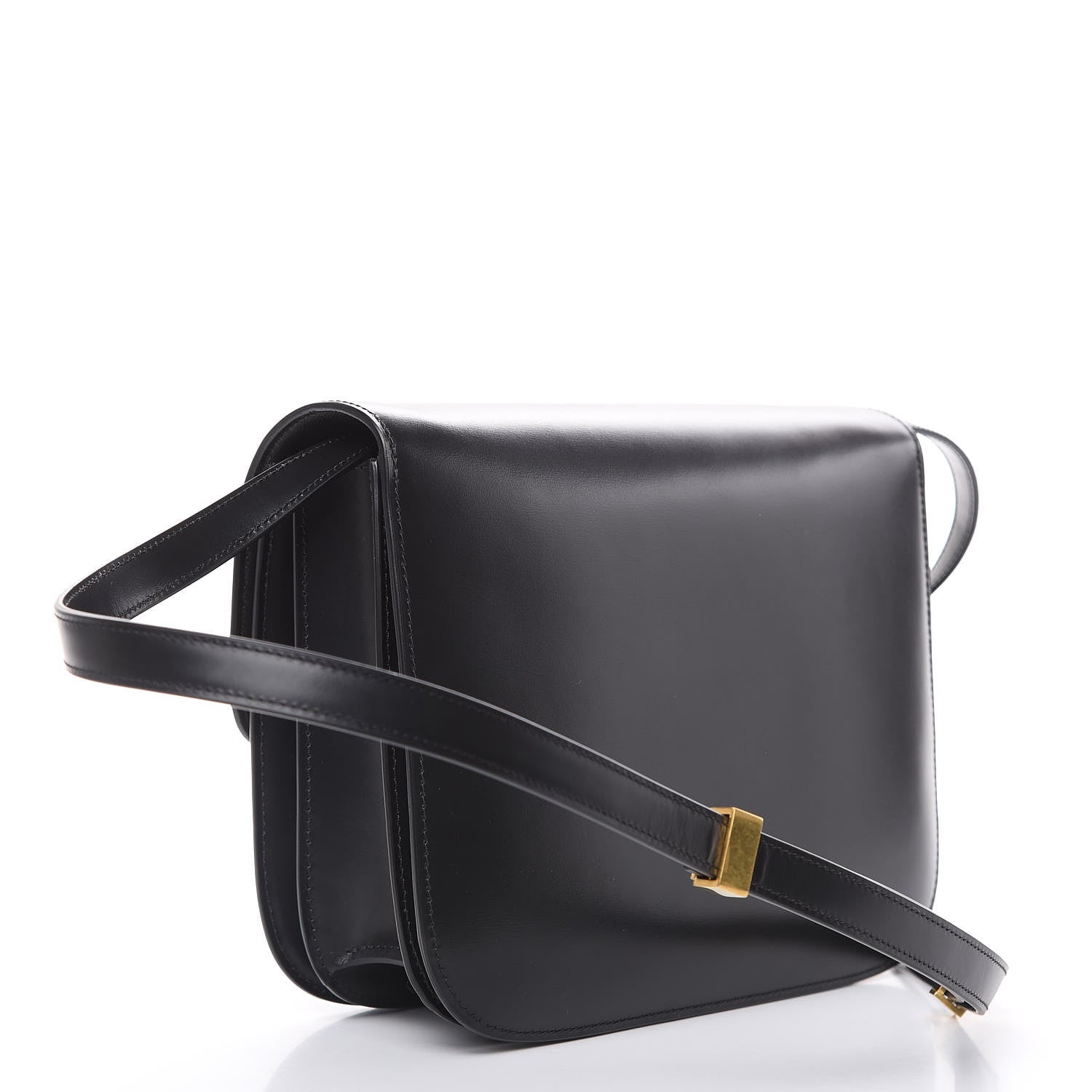 Celine Box Calfskin Medium Classic Box Flap Bag Black 3 of 9
