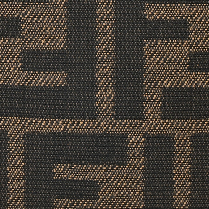 Fendi Fabric Jacquard Vitello King Plexiglass FF 1974 Mini Fendi Sunshine Shopper Tote Tobacco Moro Sand 8 of 10