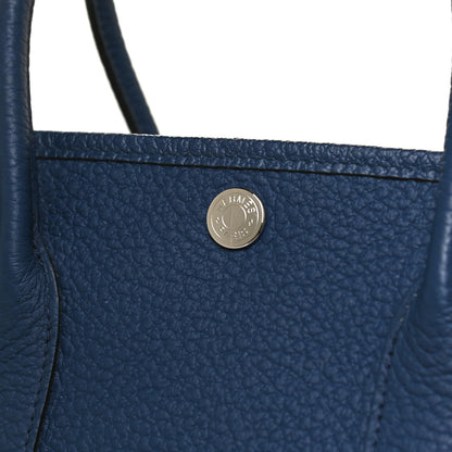 Hermes Vache Country Garden Party 30 TPM Bleu Saphir 9 of 9