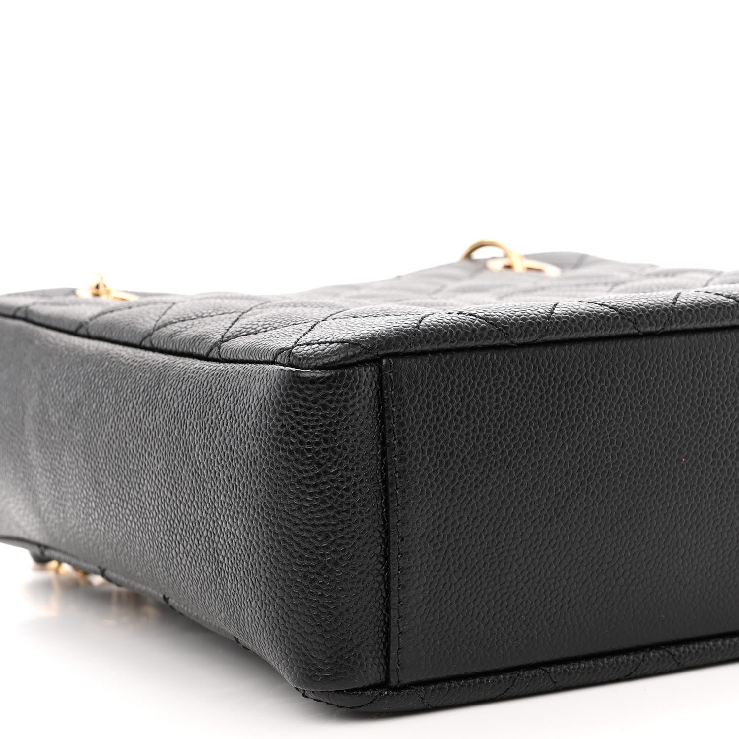 Chanel Caviar Quilted Petit Shopping Tote PST Black 9 of 11