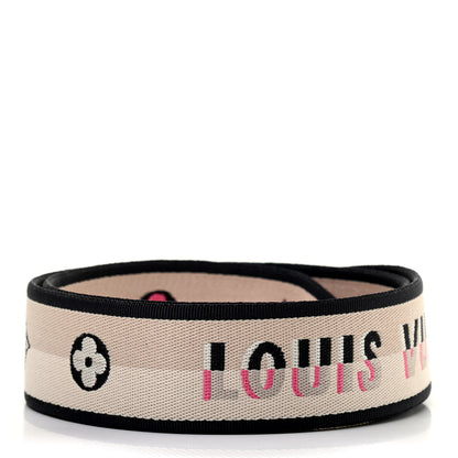 Louis Vuitton Jacquard Speedy Bandouliere 20 Shoulder Strap Black 2 of 4