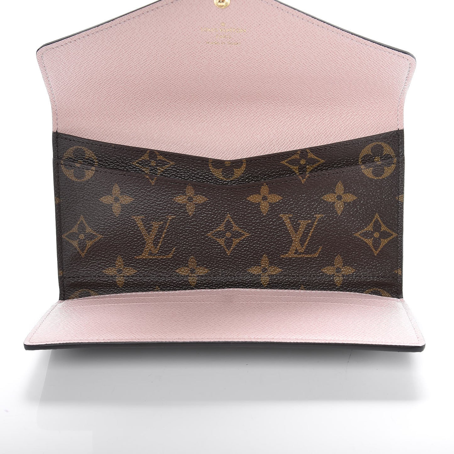 Monogram Josephine Wallet Rose Ballerine