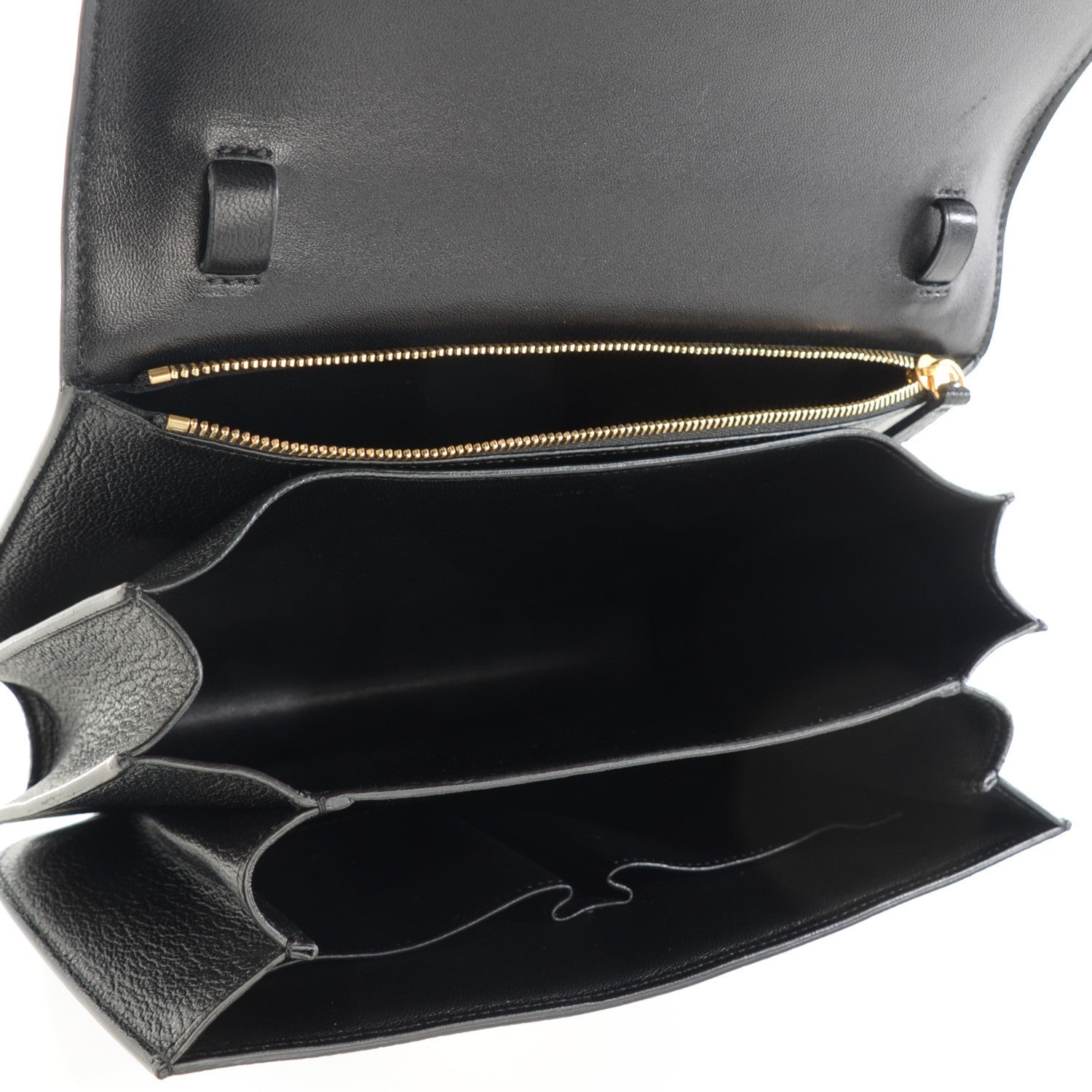 Celine Goatskin Medium Classic Box Flap Bag Black 8 of 8