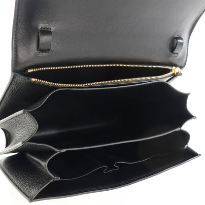 Celine Goatskin Medium Classic Box Flap Bag Black 8 of 8