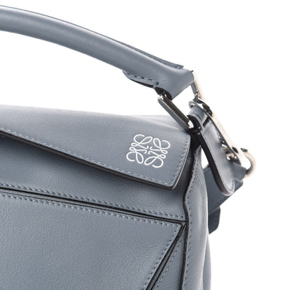 Loewe Calfskin Small Puzzle Bag Stone Blue 11 of 11