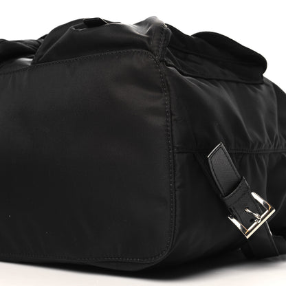 Prada Tessuto Nylon Saffiano Medium Backpack Black 10 of 10