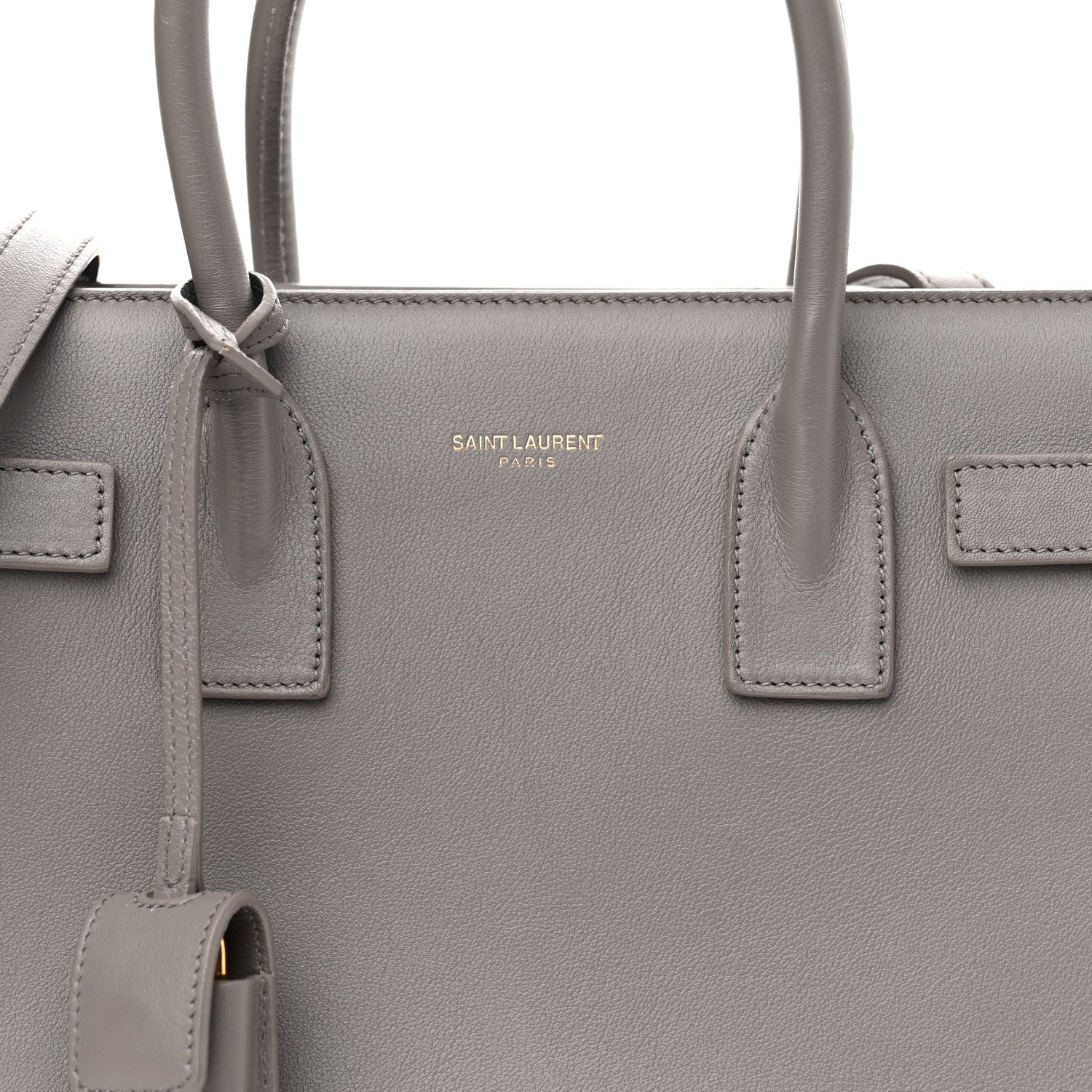 Saint Laurent Calfskin Baby Sac De Jour Graphite Fog 9 of 17