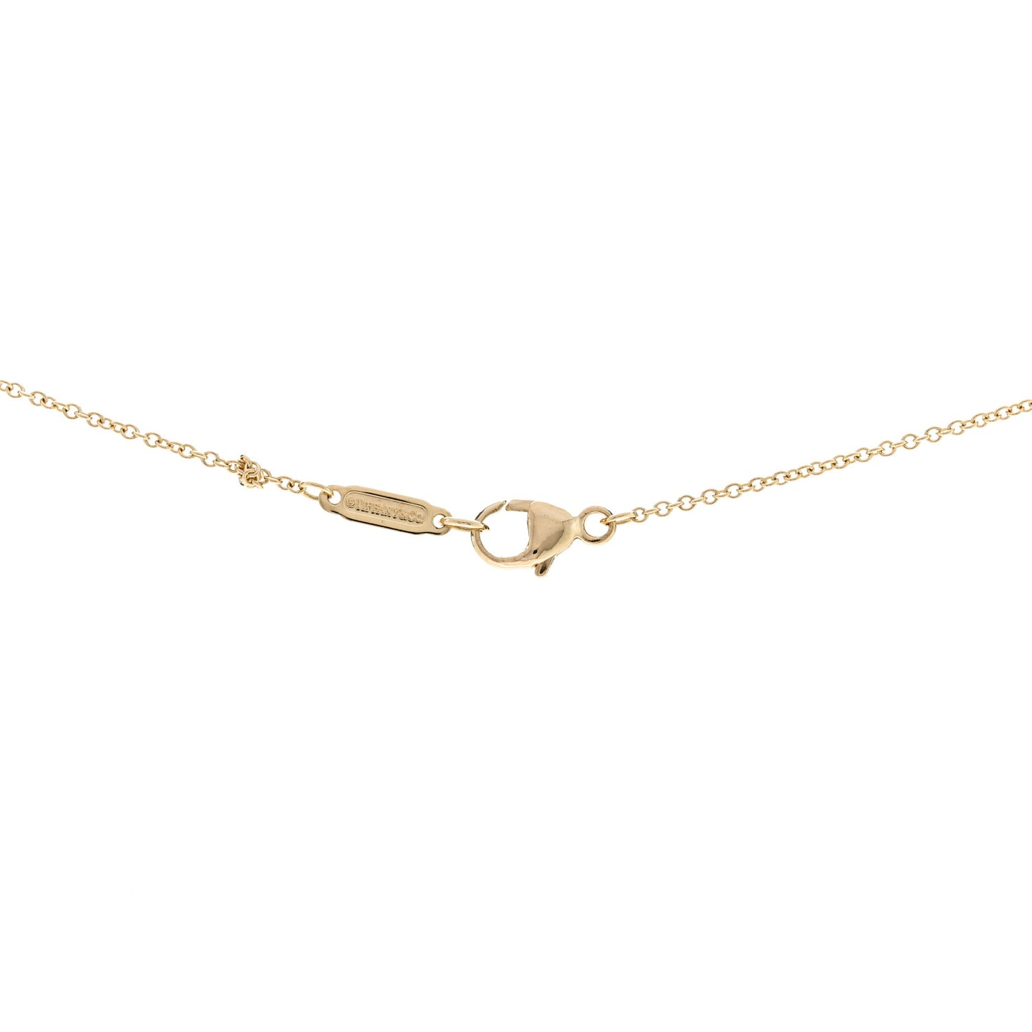 18K Yellow Gold Diamond .80ct Solitaire Pendant Necklace