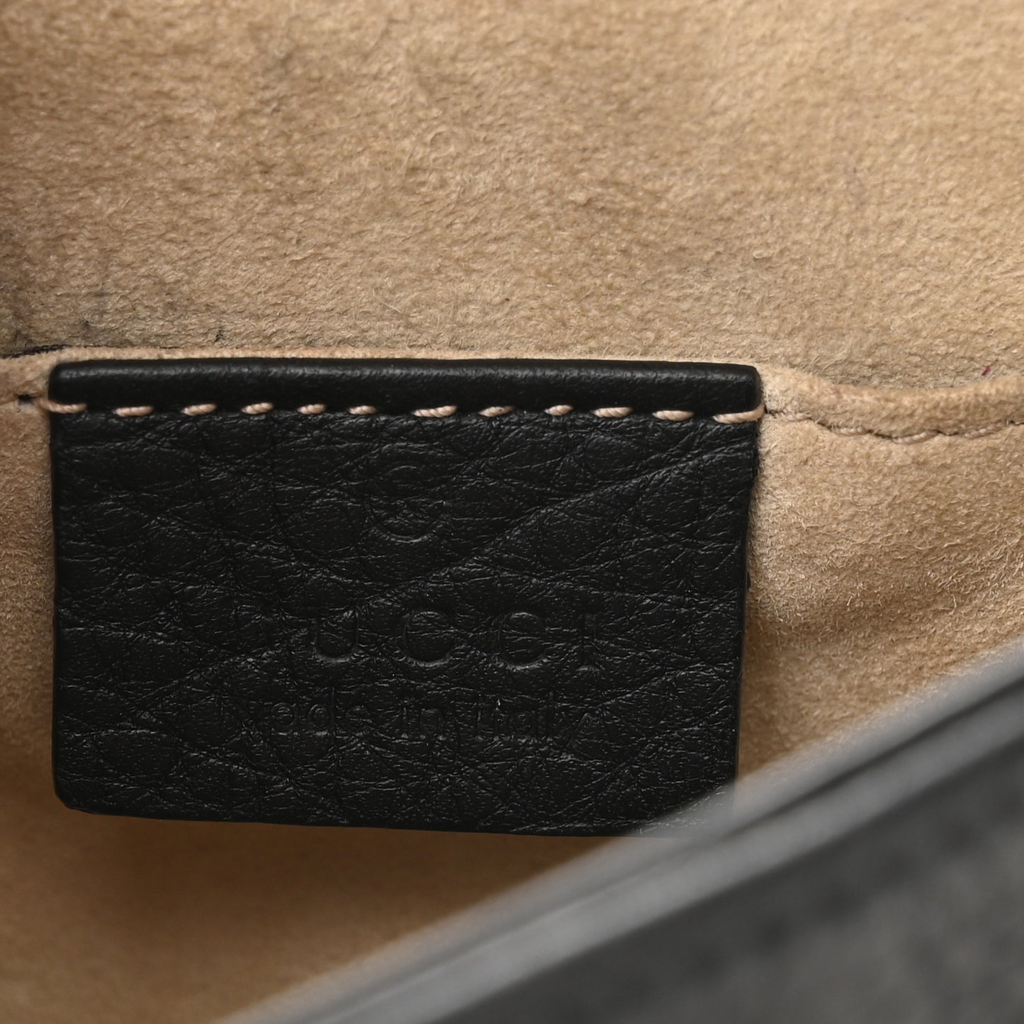 Pebbled Calfskin Small 1973 Chain Shoulder Bag Black
