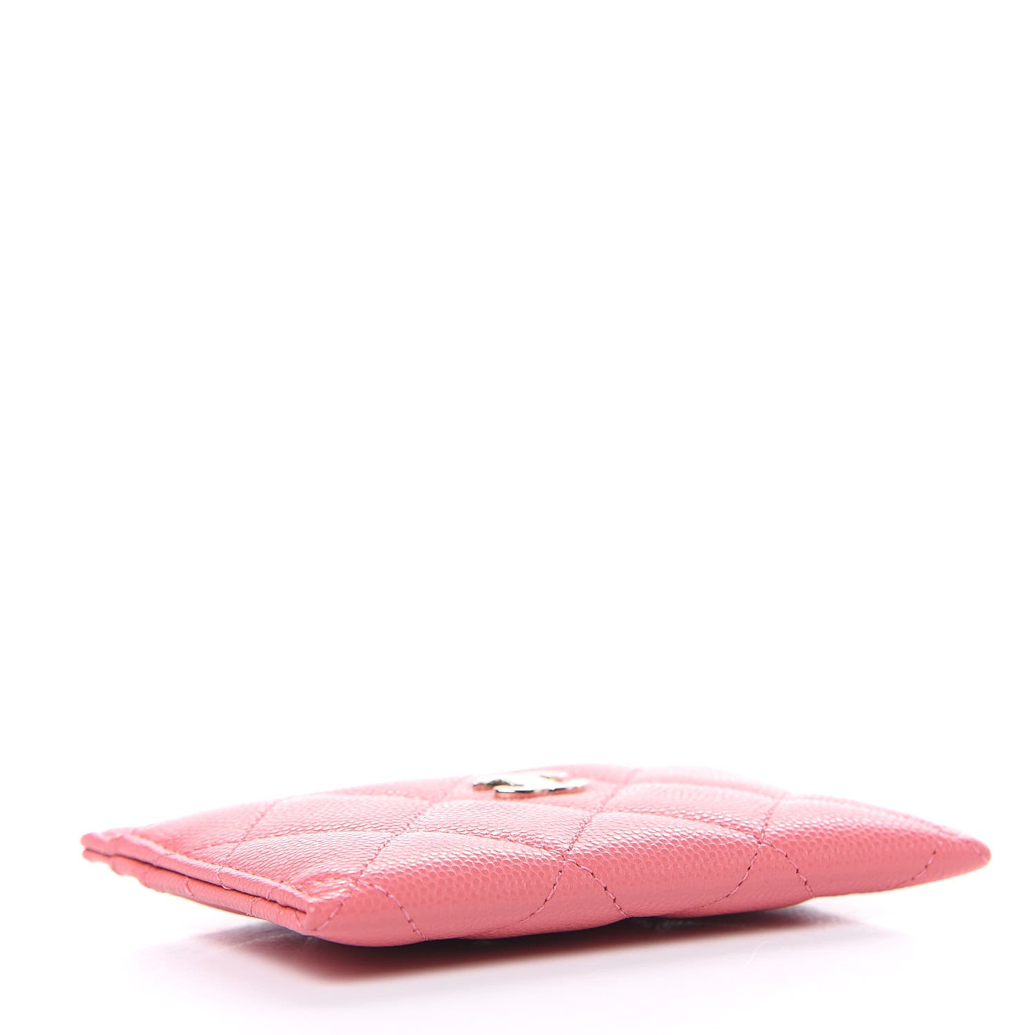 Chanel Shiny Caviar Quilted Card Holder Pink 4 of 9