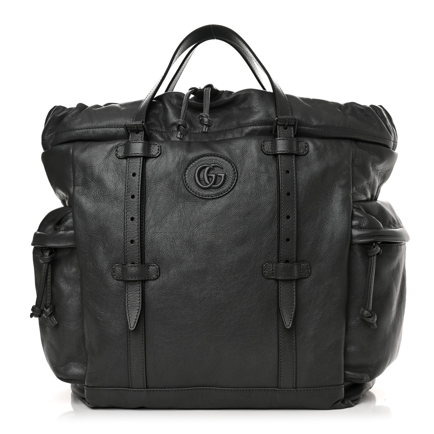 Piuma Lux Energy Monochrome Double G Drawstring Tote Grey