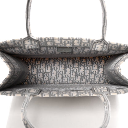 Christian Dior Oblique Medium Book Tote Grey 6 of 7