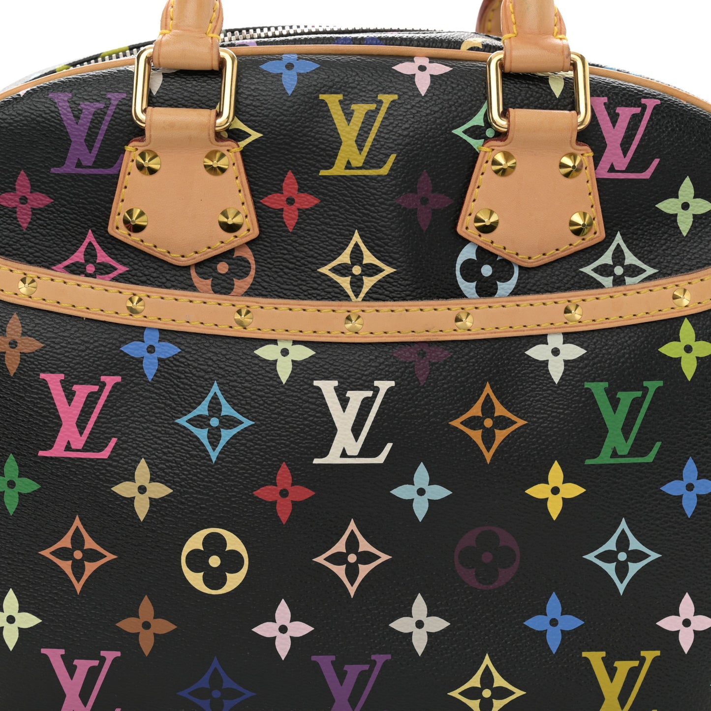 Monogram Multicolor Trouville Black