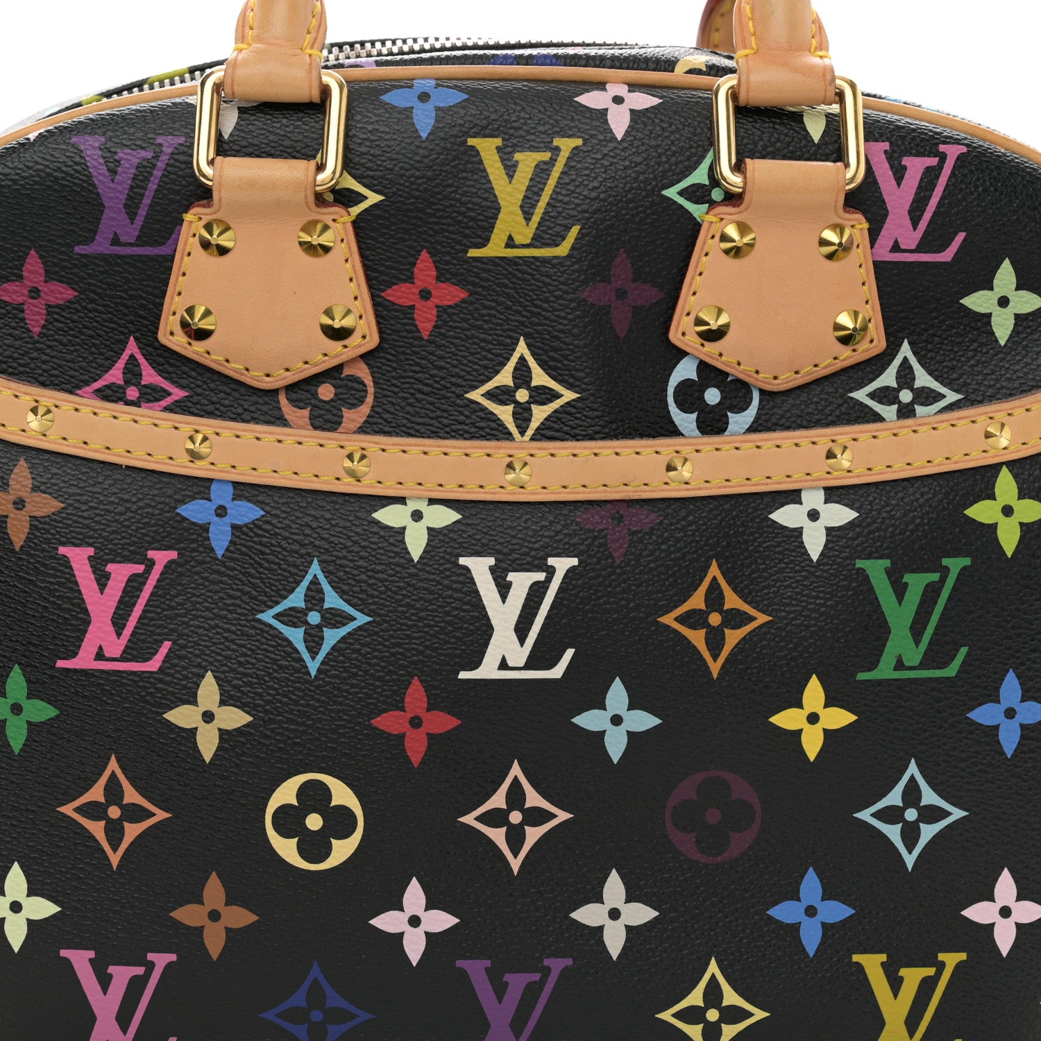 Louis Vuitton Monogram Multicolor Trouville Black 8 of 10