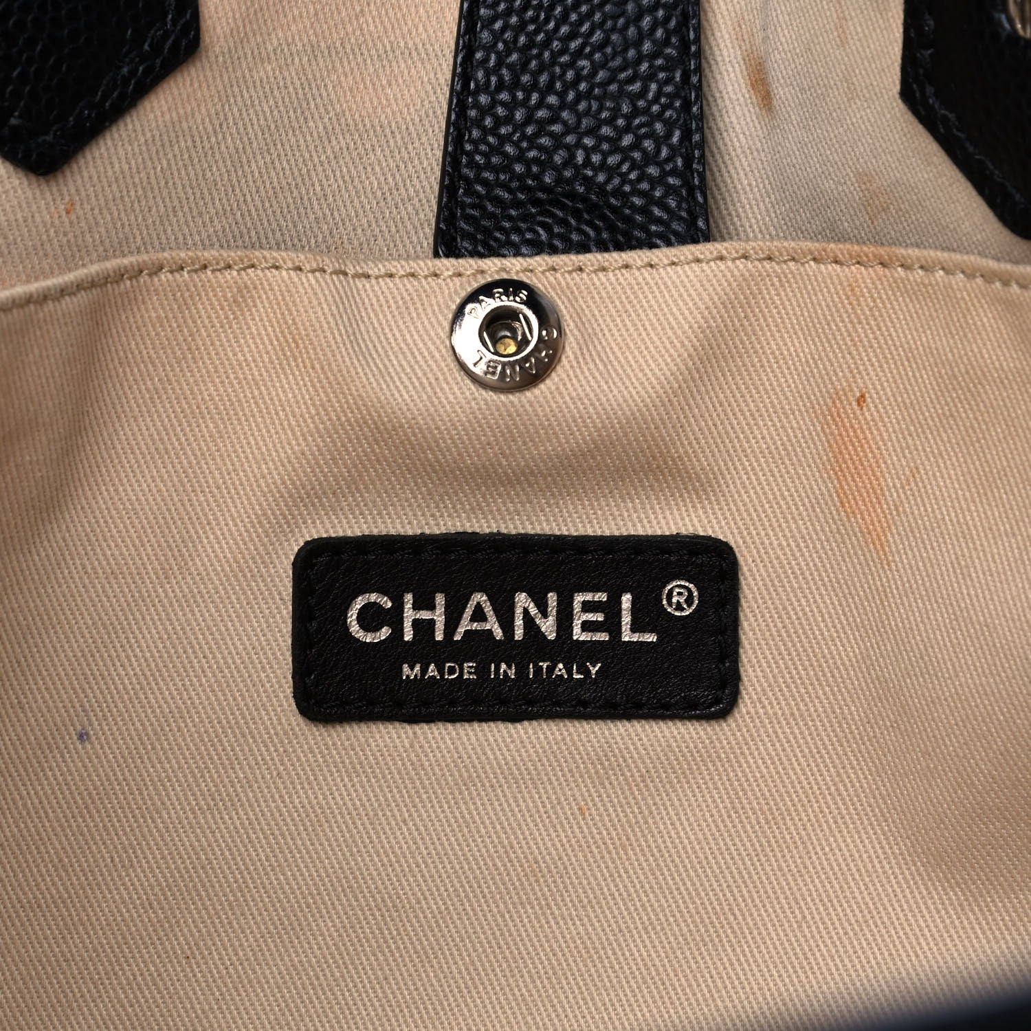 Chanel Coated Canvas Le Train Bag Black 6 of 11