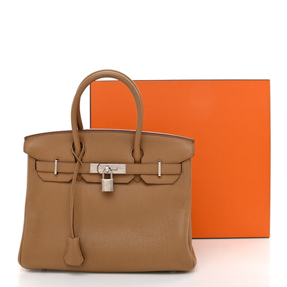 Hermes Togo Birkin 30 Camel Tabac 12 of 12