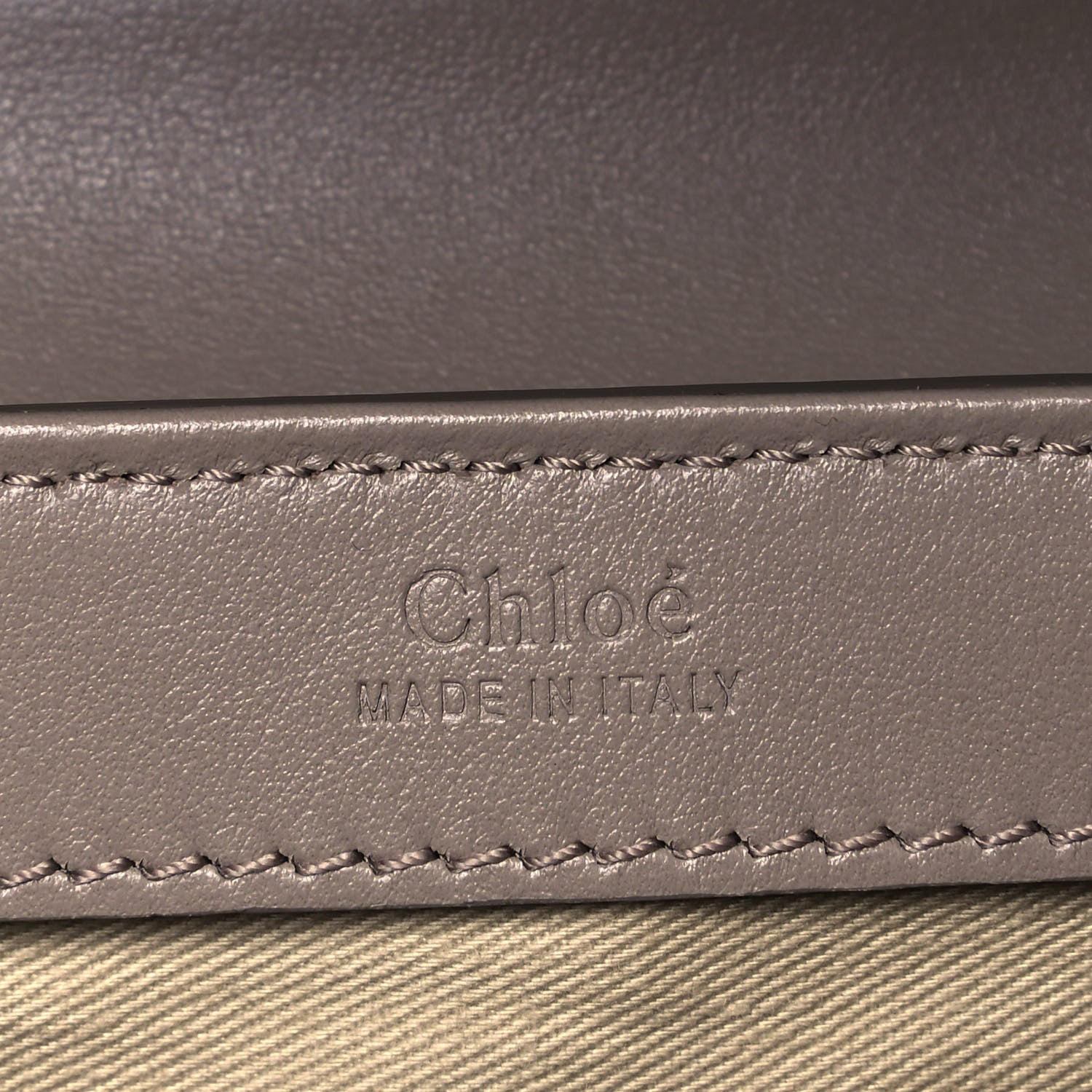 Chloe Calfskin Small C Double Carry Motty Grey 6 of 9