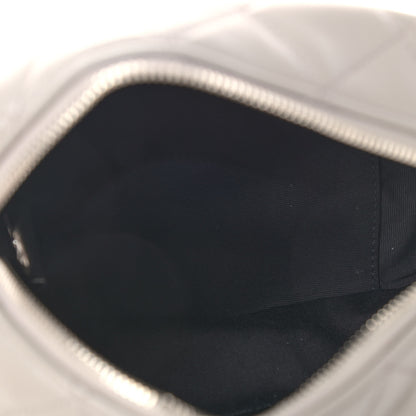 Saint Laurent Calfskin Y Quilted Monogram Small Loulou Bowling Bag Light Gray 5 of 10