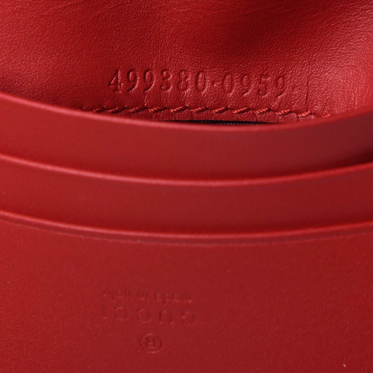 Gucci Soft GG Supreme Monogram Mystic Cat Card Case Wallet 7 of 8