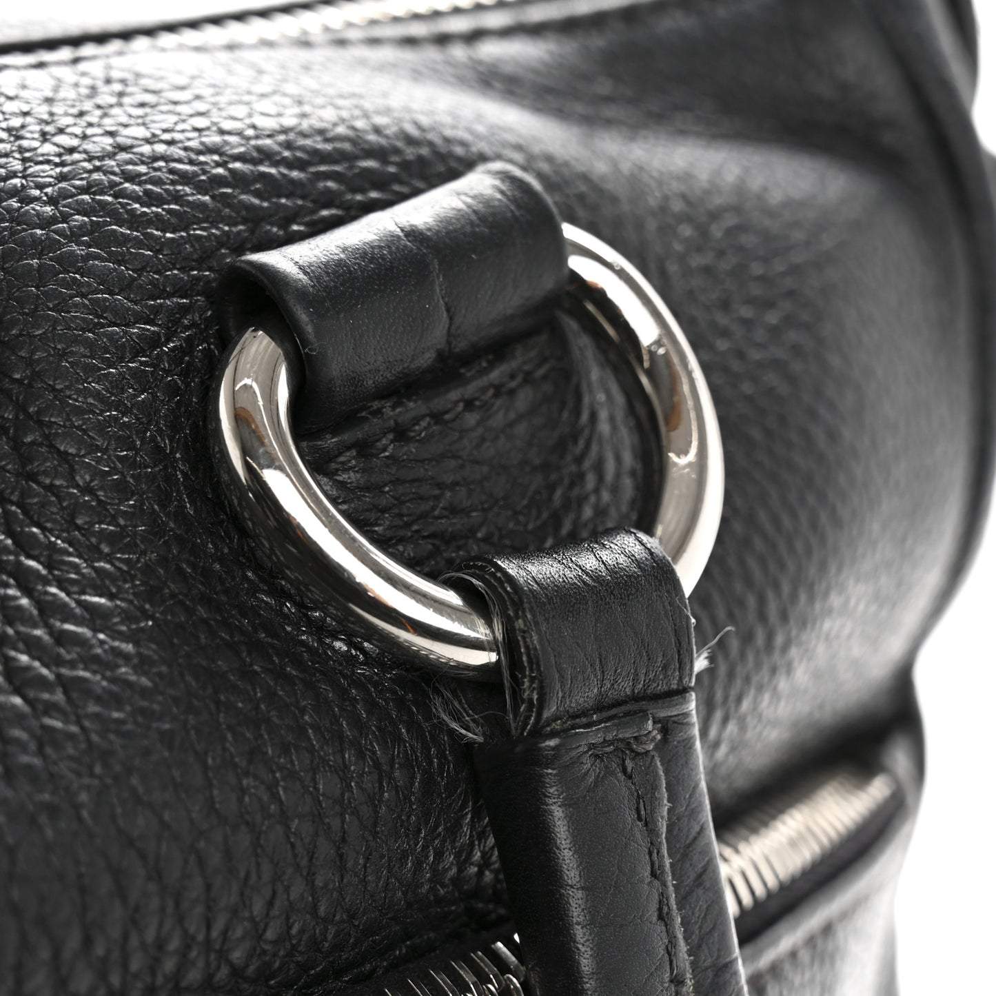 Vitello Daino Shopping Tote Black