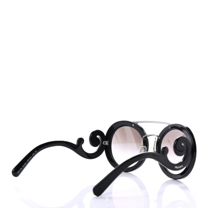 Prada Baroque Sunglasses SPR 13S Black 4 of 7