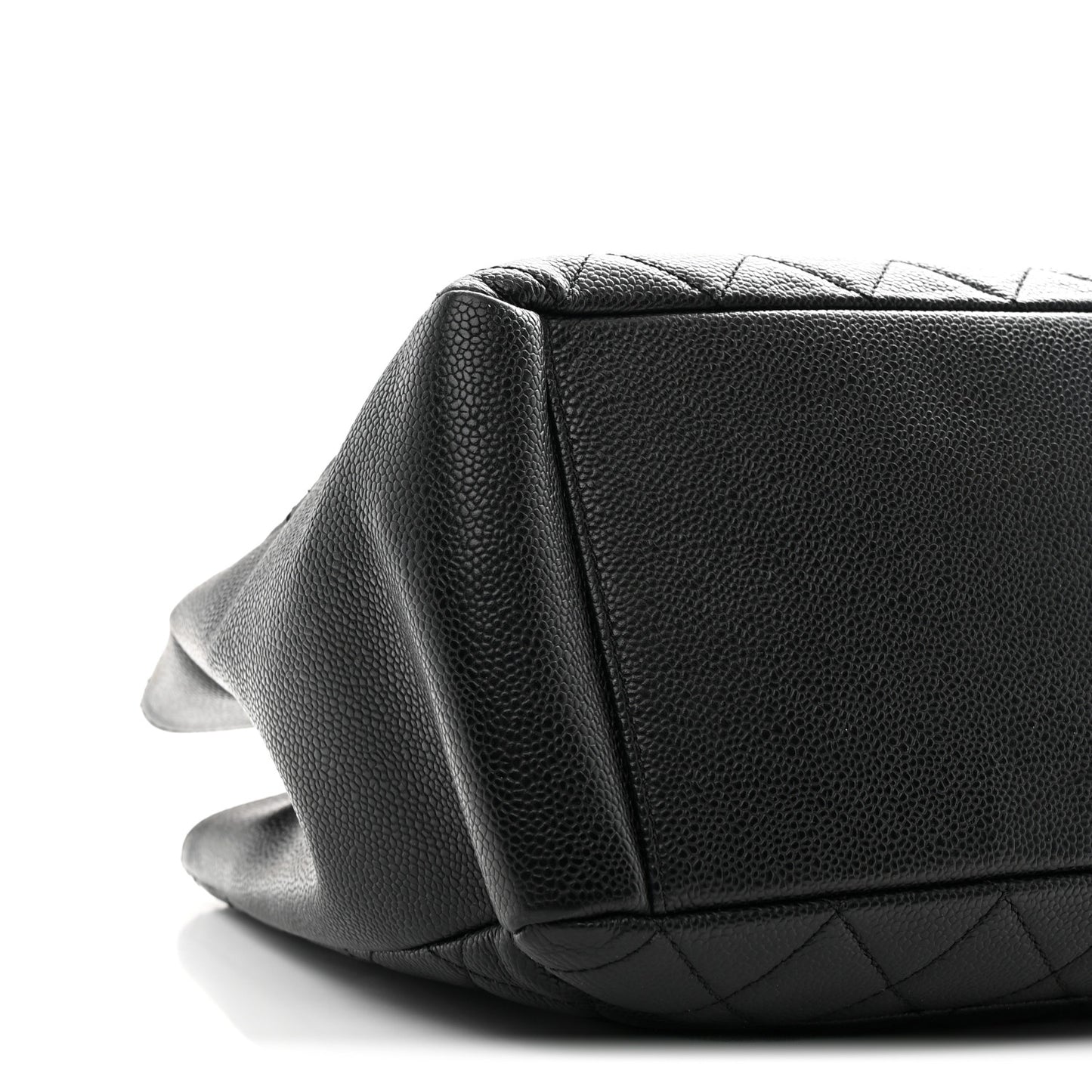 Caviar Quilted Grand Shopping Tote GST Black