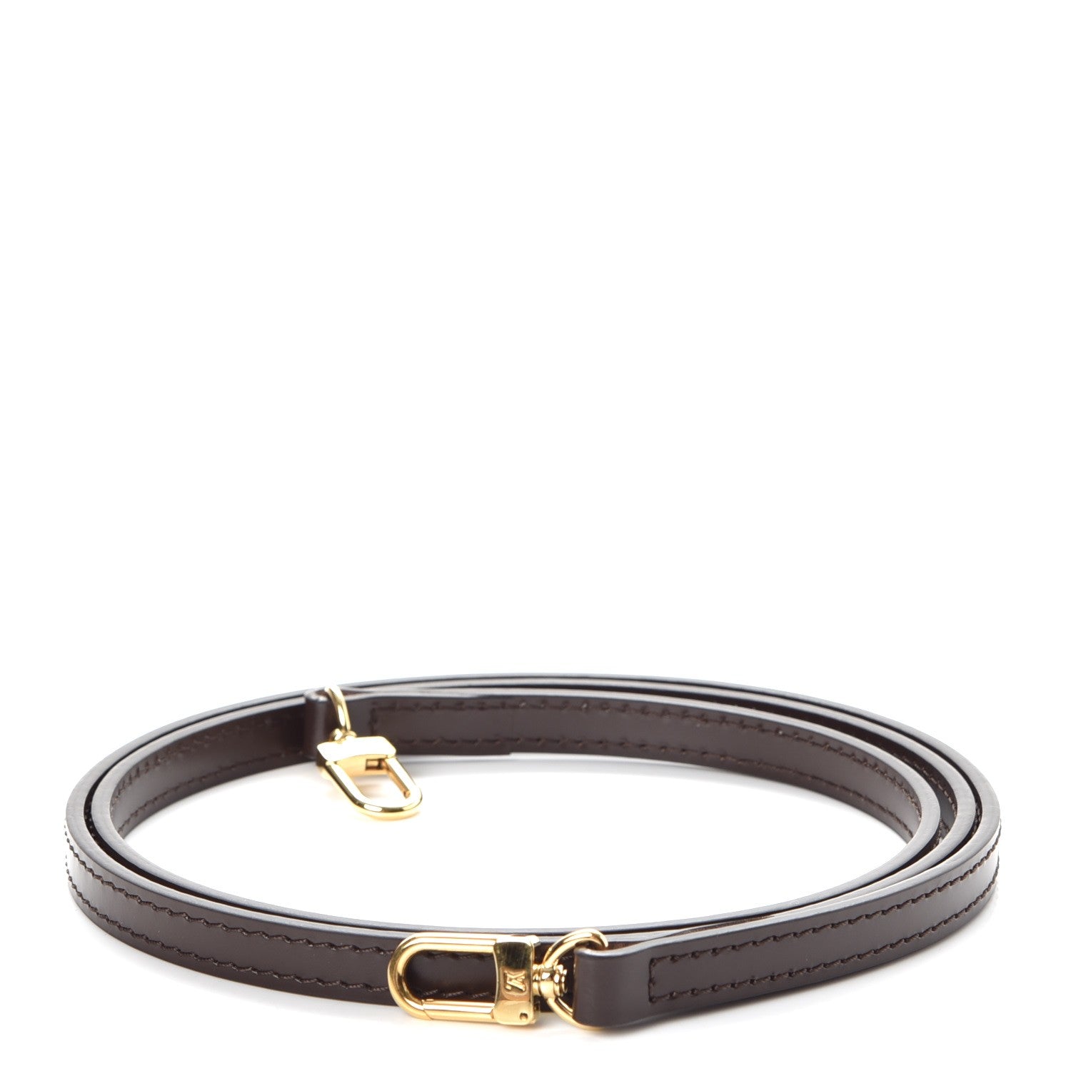 Louis Vuitton Calfskin 12mm Shoulder Strap Brown 1 of 5