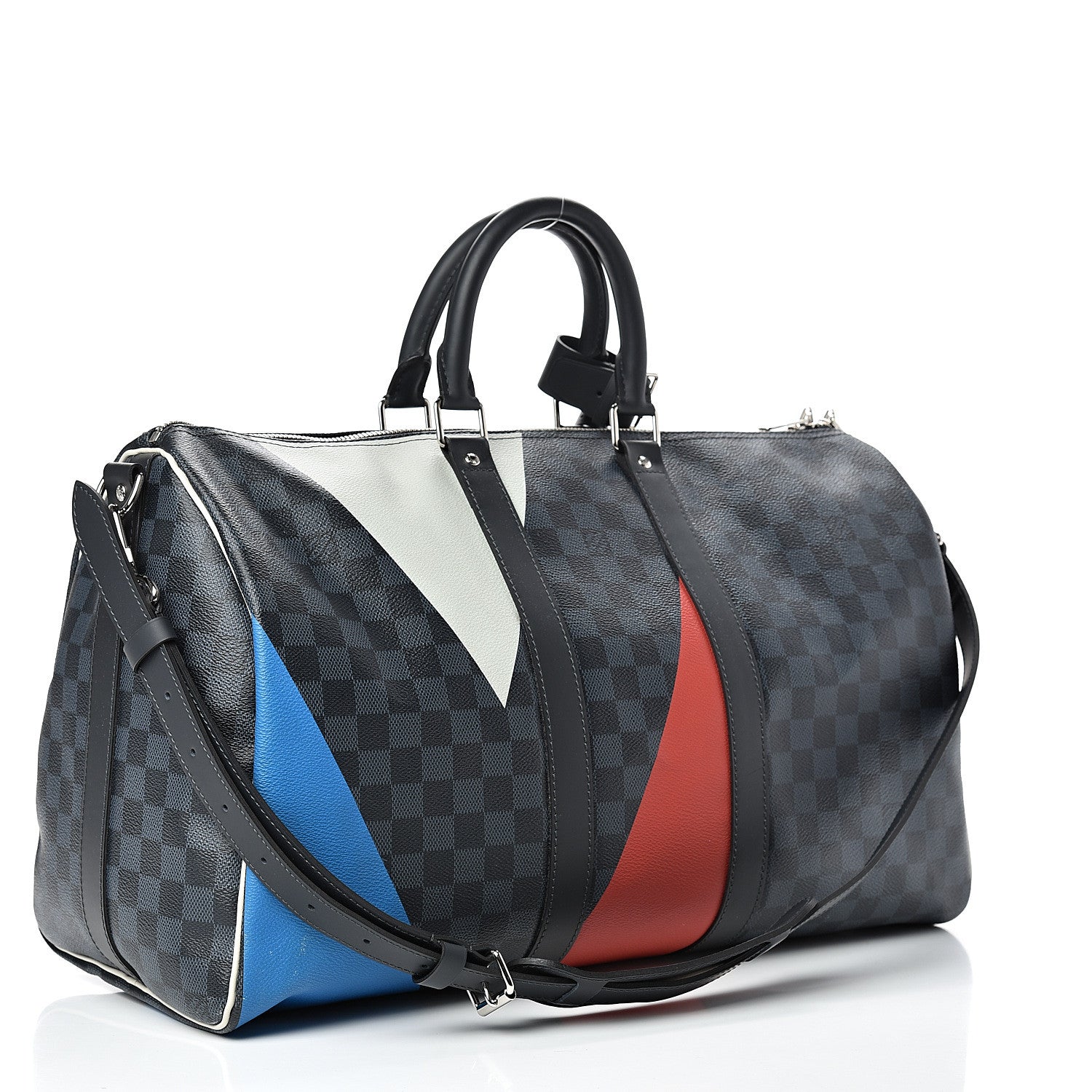 Louis Vuitton Damier Cobalt America's Cup Regatta Keepall Bandouliere 45 2 of 14