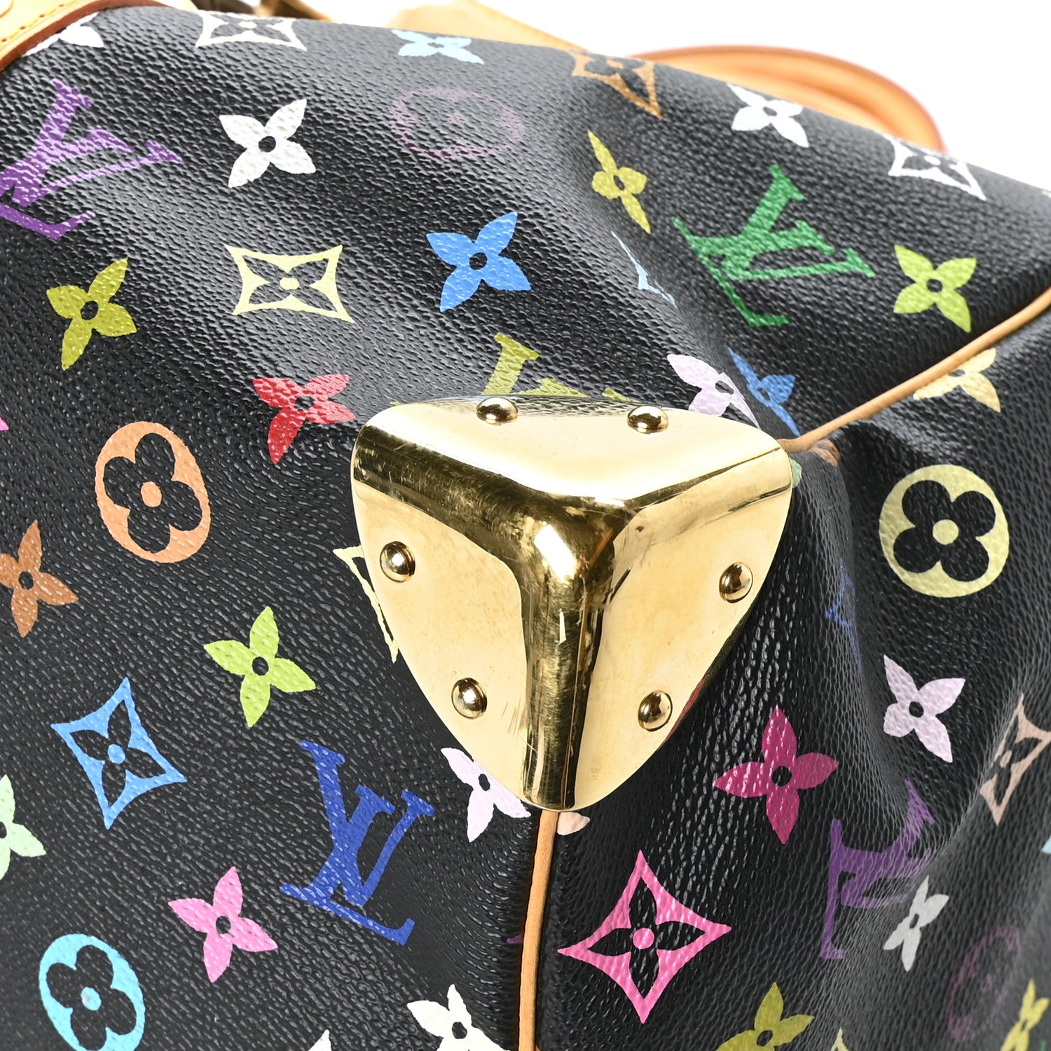 Louis Vuitton Monogram Multicolor Keepall 45 Black 8 of 10