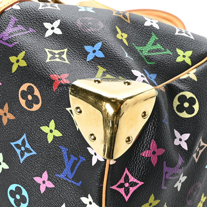Louis Vuitton Monogram Multicolor Keepall 45 Black 8 of 10