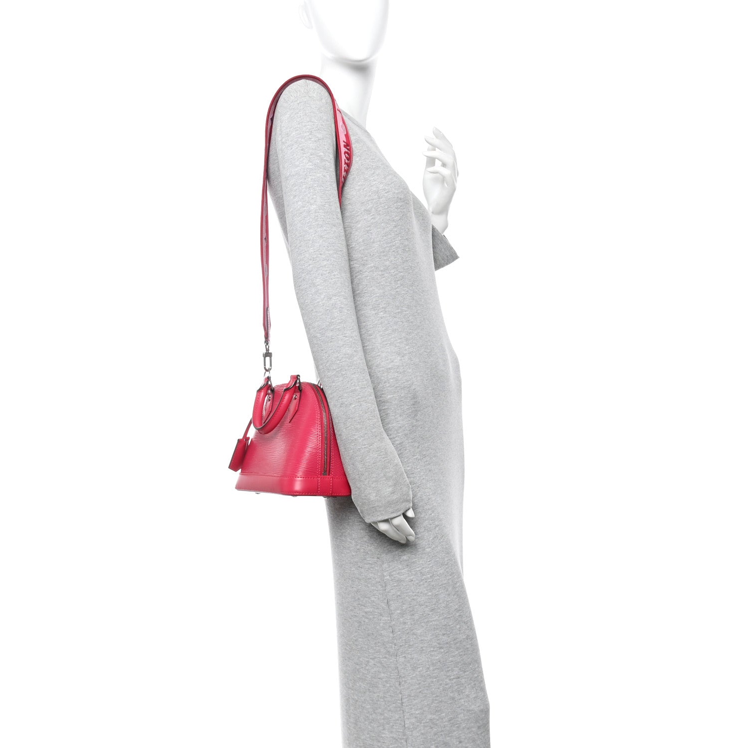 Louis Vuitton Epi Jacquard Alma BB Rose Pondicherry 2 of 11