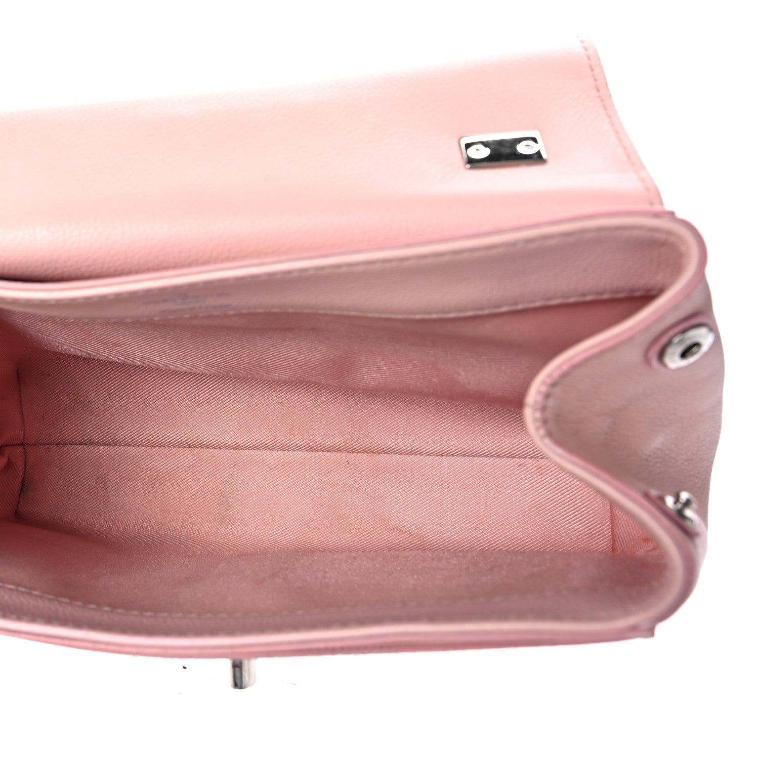 Louis Vuitton Calfskin Lockme II Chain Bag BB Rose Ballerine 5 of 21