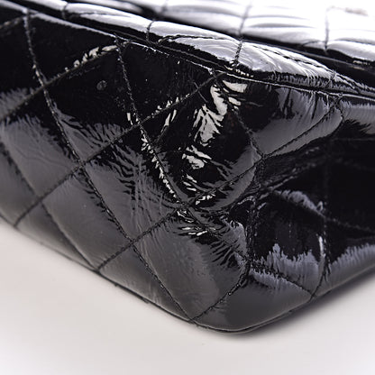 Chanel Distressed Patent Quilted 2.55 Reissue 227 Flap Black 14 of 16