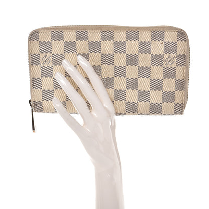 Louis Vuitton Damier Azur Zippy Organizer Wallet 2 of 11